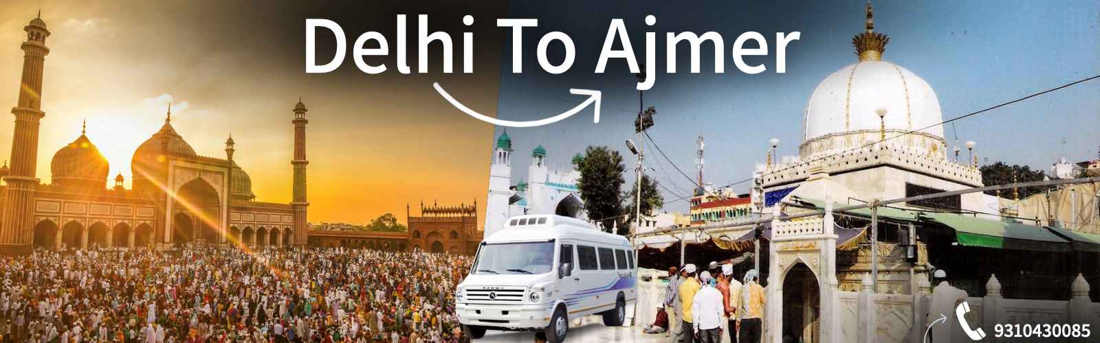 delhi to ajmer